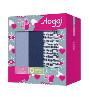 Pachet de 3 chiloți, Sloggi GO Crush Short C3P