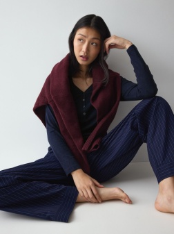 Pantaloni lungi de casă din bumbac, Triumph Mix & Match Trousers Poplin - Img 4
