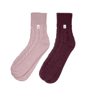 Set de 2 perechi de șosete, Triumph Accessories 2 Pack Socks Bordo - Img 5