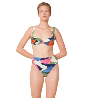 Slip de baie cu talie înaltă, Triumph Summer Expression Highwaist brief - Img 6