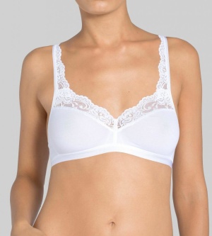 Sutien bralette, Sloggi Romance Soft Bra Alb