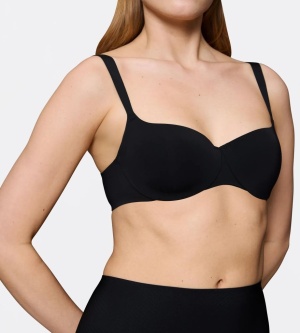 Sutien cu armătură inovatoare, Triumph Body Make-Up Illusion Balconette Negru - Img 3