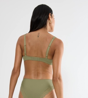 Sutien cu armătură și cupe buretate, Triumph Amourette WHP Verde - Img 2
