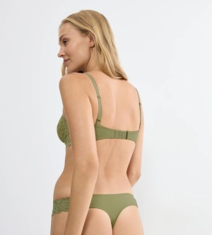 Sutien cu armătură și dantelă, Triumph Amourette W Verde - Img 2