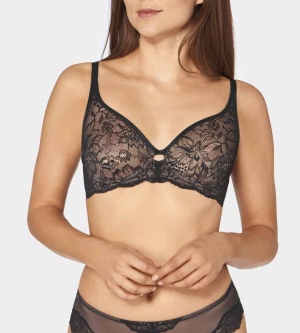 Sutien cu sârmă Triumph Amourette Charm W02 Negru fără burete, susținere invizibilă - Img 7