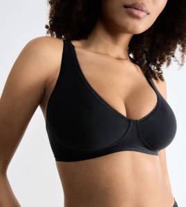 Sutien esențial din bumbac fin cu decolteu în V, Sloggi Basic+ Soft Bra - Img 4