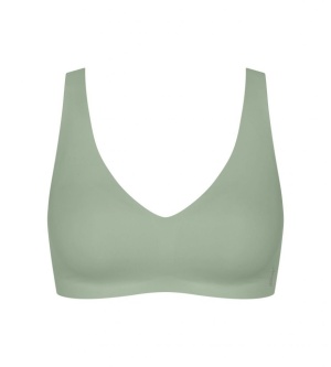 Sutien fără armătură, Sloggi ZERO Feel 2.0 Soft bra Verde - Img 5