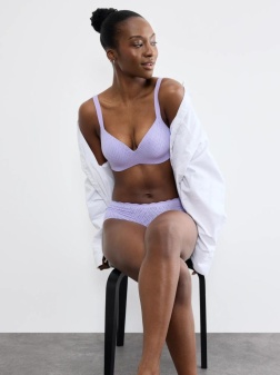 Sutien Lift Up Sloggi ZERO Feel Bliss THE UP TshirtBra Lila - Img 4