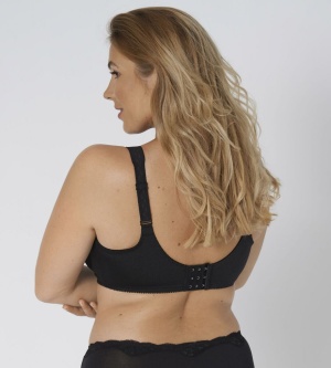 Sutien Minimizer pentru femeile cu bust generos, cu armătură, fără burete, Triumph Ladyform Soft W Negru - Img 7