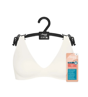 Sutien push-up cu burete detașabil, fără armătură, Sloggi ZERO Feel 2.0 THE UP P Bra Crem - Img 7