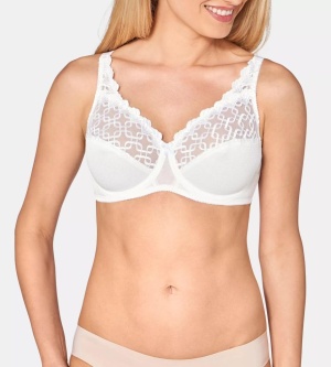Sutien Triumph Letizia W01 alb cu balene și cupe spacer respirabile