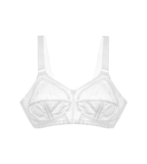 Triumph Doreen, Sutien fără armătură pentru bust generos, bestseller mondial, Alb - Img 6