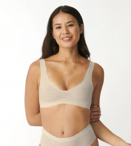 Bustieră cu burete detașabil, Sloggi Zero Feel Lace 2.0 Bralette - Img 1