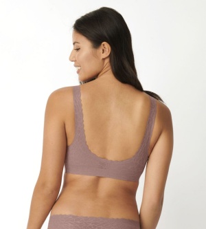 Bustieră cu burete detașabil, Sloggi Zero Feel Lace 2.0 Bralette - Img 2