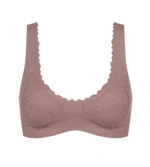 Bustieră cu burete detașabil, Sloggi Zero Feel Lace 2.0 Bralette - Img 7