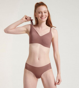 Bustieră damă cu burete detașabil, Sloggi ZERO Microfibre 2.0 bralette - Img 3