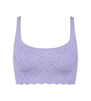 Bustieră fără cusături din dantelă, Sloggi ZERO Feel Bliss Top Lila - Img 5