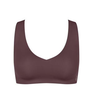 Bustieră invizibilă, fără cusături, Sloggi ZERO Feel 2.0 Bralette Mov - Img 5