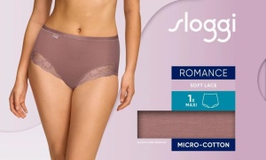 Chilot clasic cu talie înaltă, Sloggi Romance Maxi Maro - Img 7