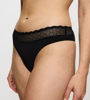 Chiloți string din modal, Triumph Feel of Modal String Negru - Img 4
