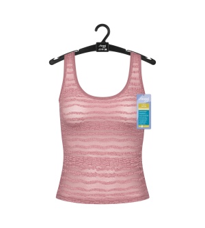 Maieu din dantelă reversibil, Sloggi FREE Evolve Tank Top Lace Roz - Img 7