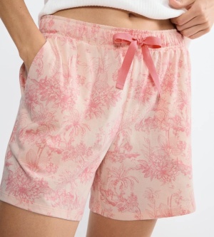 Pantaloni scurți de pijama din bumbac, Triumph Mix & Match Shorts 01 Roz - Img 3