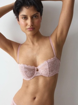 Sutien balconette cu armătură, Triumph Comfort Allure WH Roz - Img 3