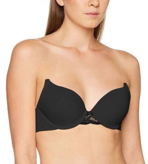 Sutien buretat cu bretele detașabile, Triumph Lovely Micro WHPM Negru