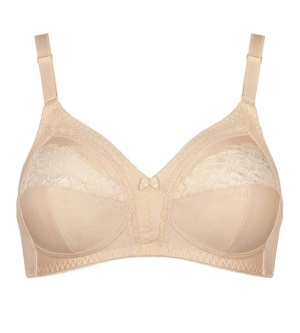 Sutien clasic, fără armătură, Triumph Claudette 104 N Bej - Img 5