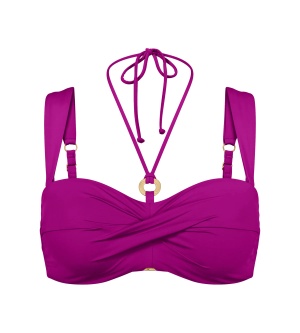 Sutien de baie cu bretele detașabile, Triumph Summer Twist DP Mov - Img 5