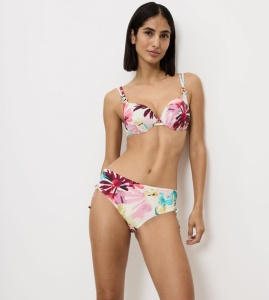 Sutien de baie cu sârmă și cupe buretate, imprimeu tropical, Triumph Summer Fleur WP - Img 3
