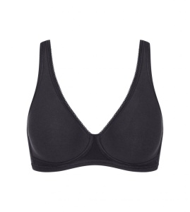 Sutien esențial din bumbac fin cu decolteu în V, Sloggi Basic+ Soft Bra - Img 5