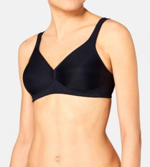 Sutien fără armătură, Triumph Modern Soft+Cotton N Negru - Img 7