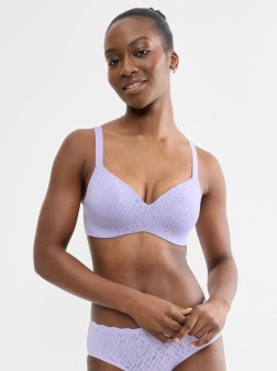 Sutien Lift Up Sloggi ZERO Feel Bliss THE UP TshirtBra Lila