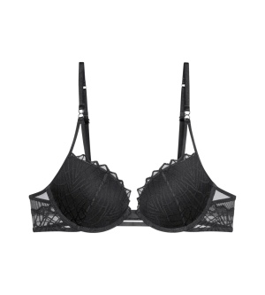 Sutien push-up cu dantelă, Triumph That Night in Vegas WHU Negru - Img 5