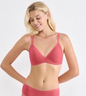 Sutien push-up invizibil, Sloggi ZERO Feel Air THE UP Push Up Coral