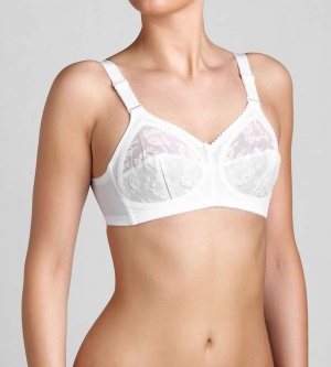 Triumph Doreen, Sutien fără armătură pentru bust generos, bestseller mondial, Alb - Img 9