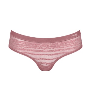 Boxeri din dantelă, Sloggi FREE Evolve Hipster Lace Roz - Img 5