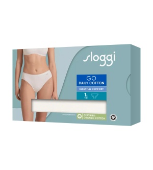 Chilot damă clasic din bumbac organic, Sloggi GO Daily Cotton Tai Crem - Img 8