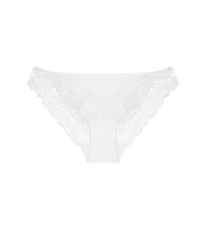 Chiloți clasici din microfibră, Triumph Lovely Micro Tai Alb - Img 5