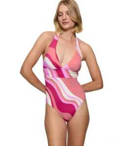 Costum de baie întreg cu cupe burete detașabile, Triumph Summer Mix & Match OP Plunge - Img 6