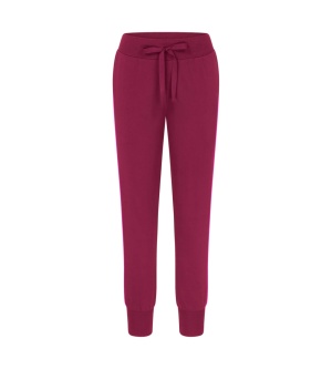 Pantaloni damă din 100% bumbac moale, Triumph Mix & Match Trousers Jersey Bordo - Img 5
