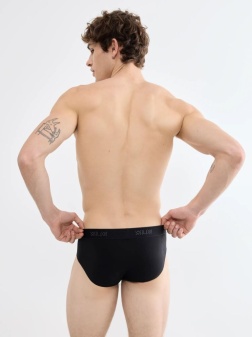 Set de 2 perechi de chiloți bărbătești, Sloggi SLG Base Brief C2P Negru - Img 2