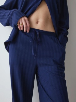 Set de pijama din două piese, Triumph Amourette Jacquard PW Bleumarin - Img 3