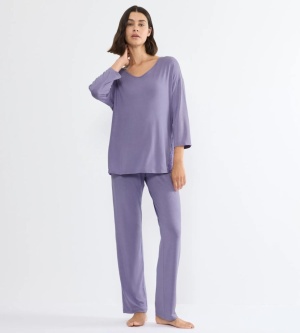 Set Pijama Triumph Timeless Sensuality Lila din modal