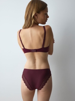 Sutien cu armătură și dantelă, Triumph Amourette W Bordo - Img 2