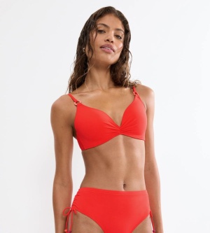 Sutien de baie fără armătură, cu cupe buretate, Triumph Mix & Match Summer P Coral