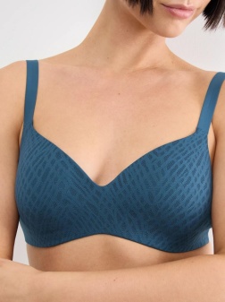 Sutien Lift Up Sloggi ZERO Feel Bliss THE UP TshirtBra Albastru - Img 3