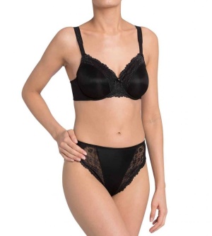 Sutien Minimizer pentru femeile cu bust generos, cu armătură, fără burete, Triumph Ladyform Soft W Negru - Img 11