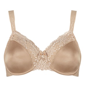 Sutien Minimizer pentru femeile cu bust generos, cu armătură, fără burete, Triumph Ladyform Soft W Bej - Img 10